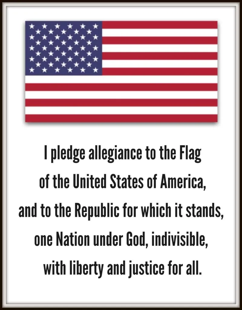 The Pledge Of Allegiance To The American Flag Kids Bible Lessons The Pledge Of Allegiance To The American Flag Kids Bible Lessons