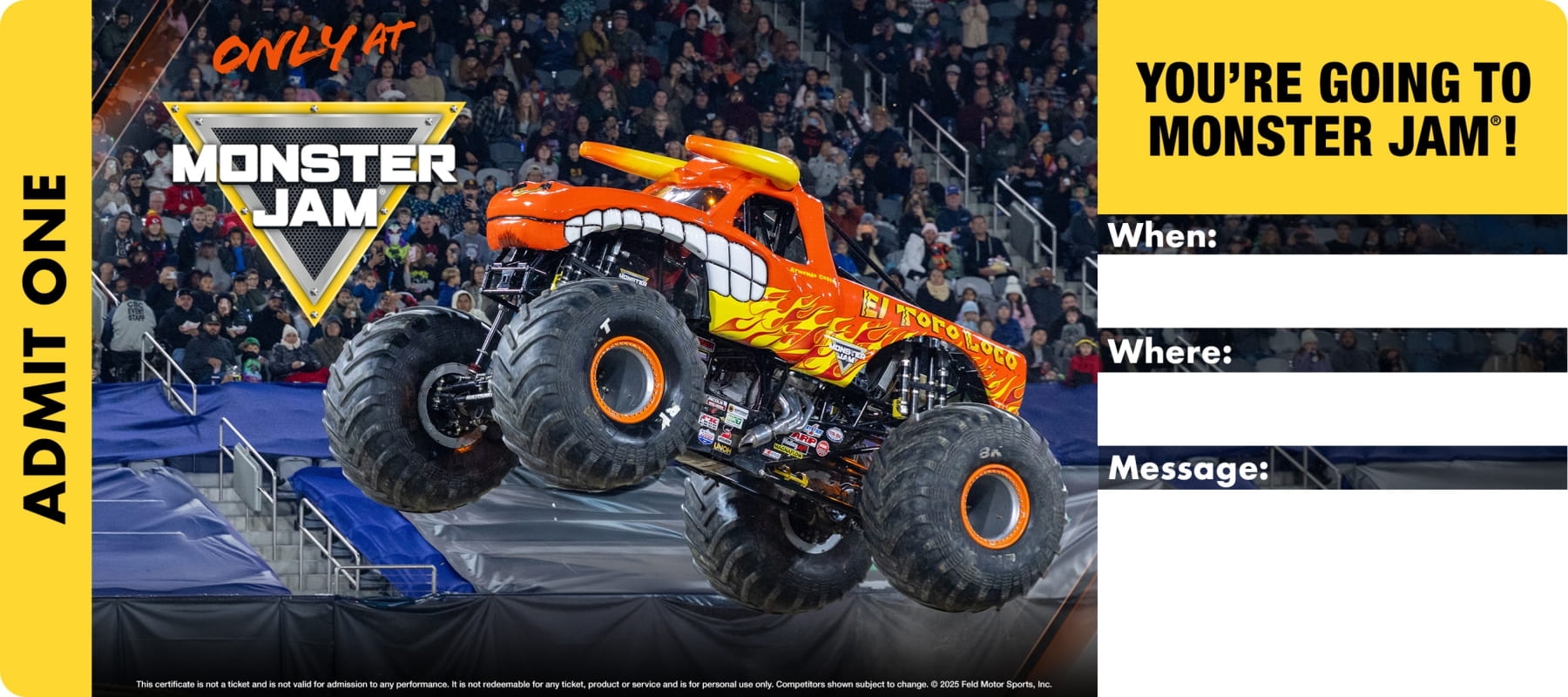Tickets Make Great Gifts Monster Jam