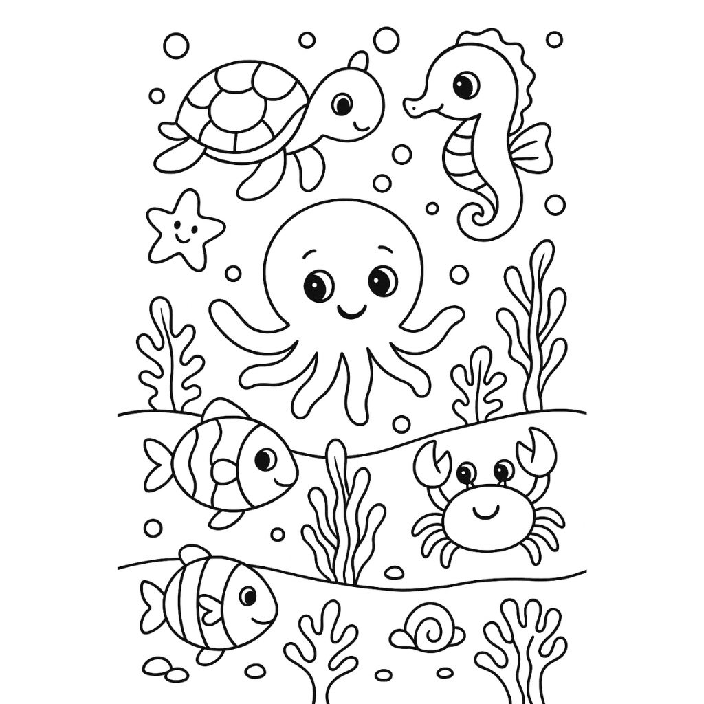 15 Summer Coloring Pages Printable PDF Free Fun For Kids