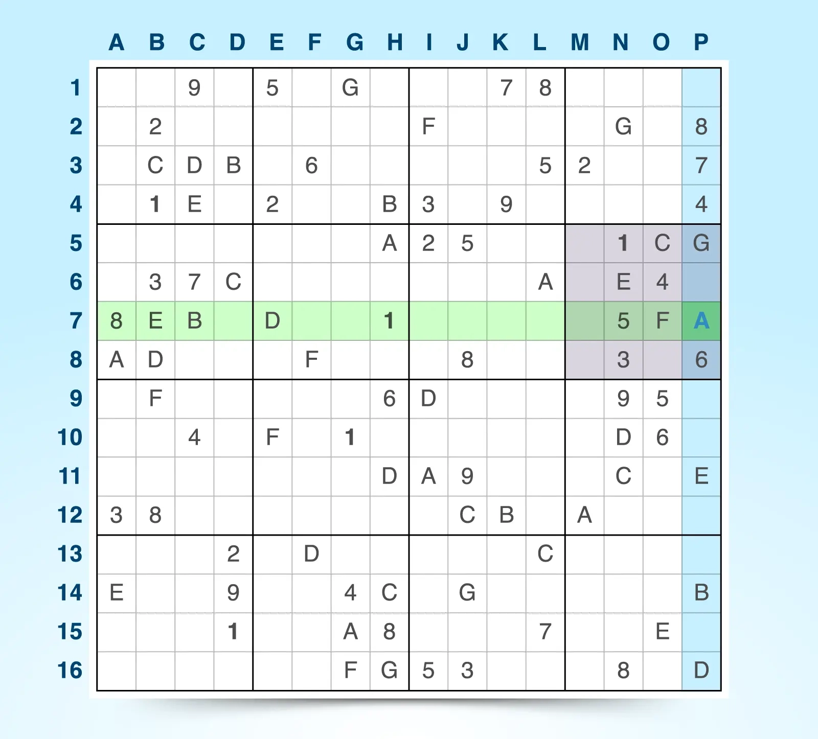 16x16 Sudoku Play Online For Free SudokuBliss