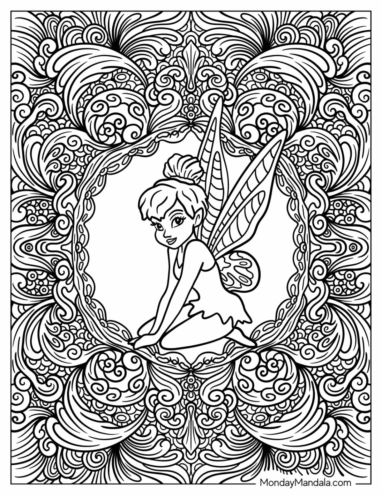 20 Disney Coloring Pages For Adults Free PDF Printables
