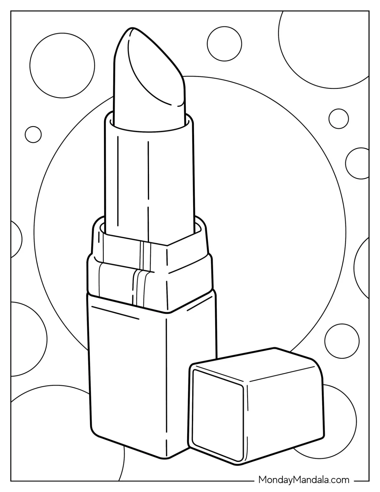20 Makeup Coloring Pages Free PDF Printables 