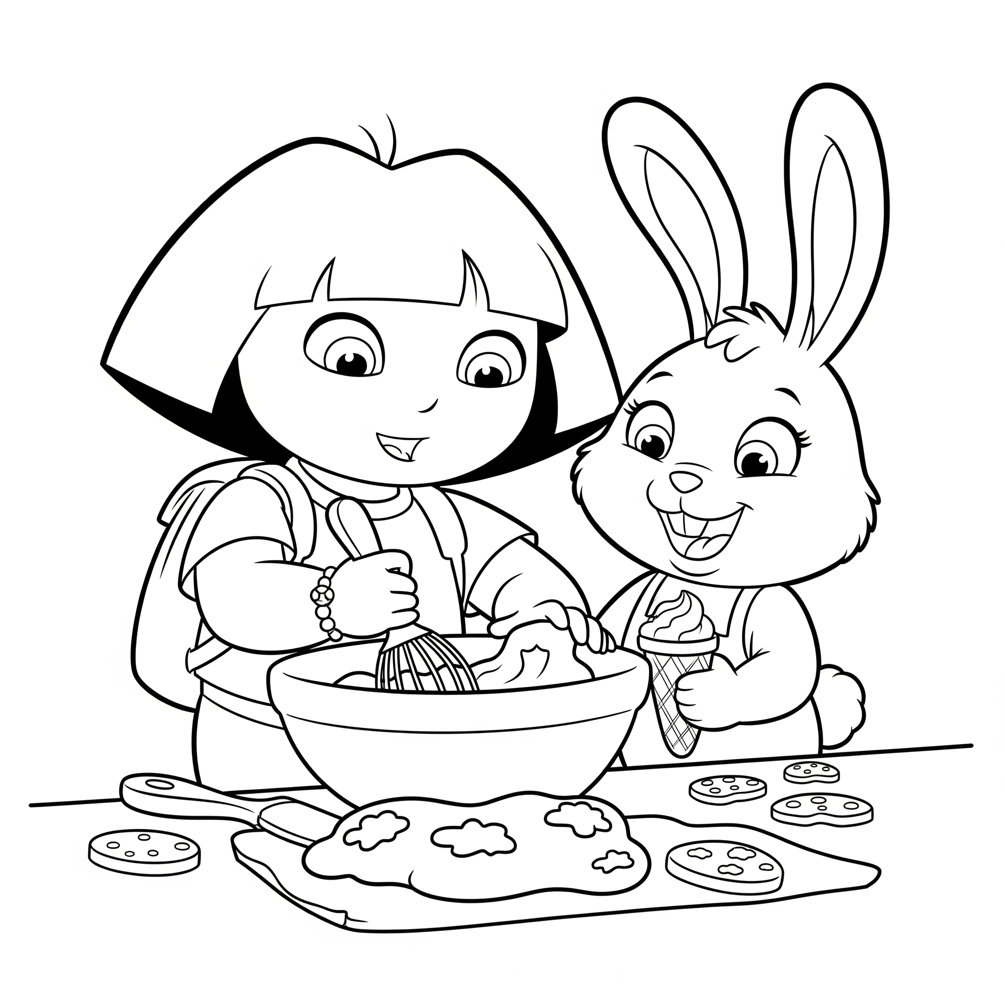 22 Dora The Explorer Coloring Pages Disegnidacoloraremondo