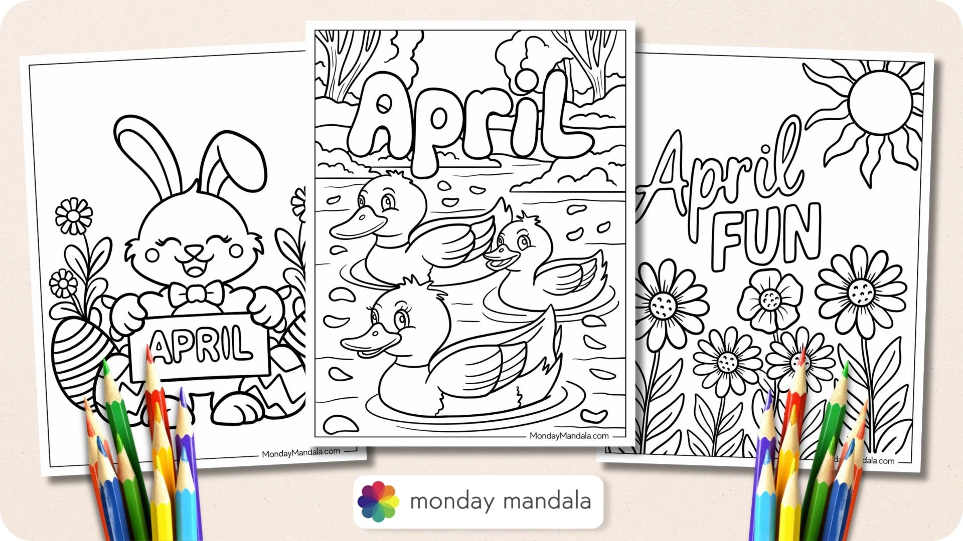 26 April Coloring Pages Free PDF Printables 