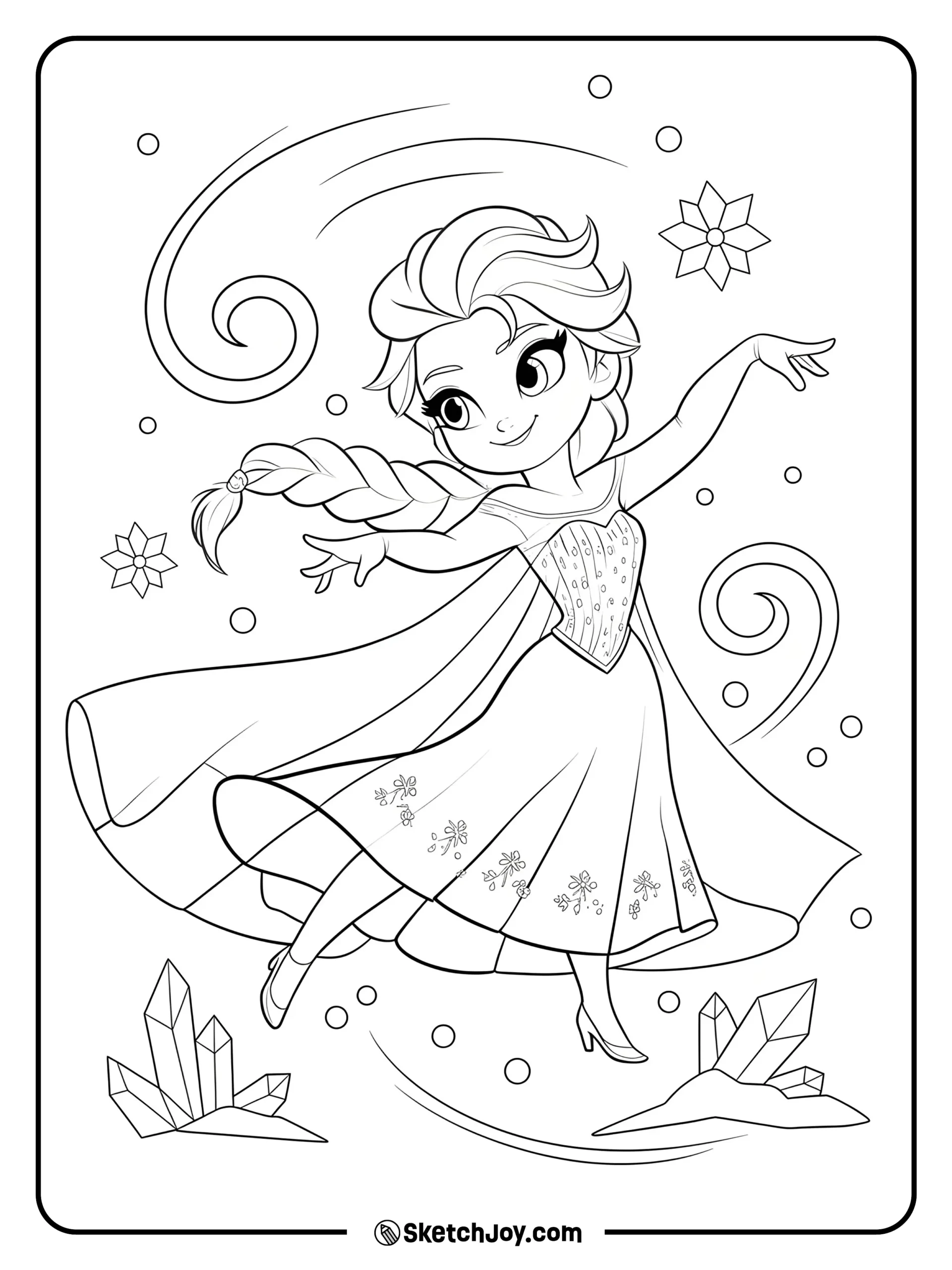 30 Elsa Coloring Pages Free Printable PDFs