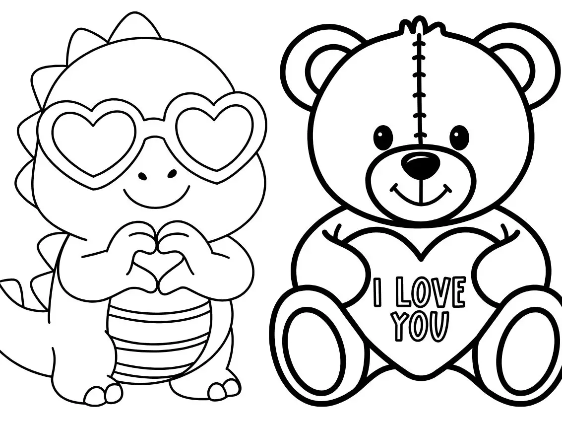 35 Valentine s Day Coloring Pages Free Printable For Kids Adults Parade