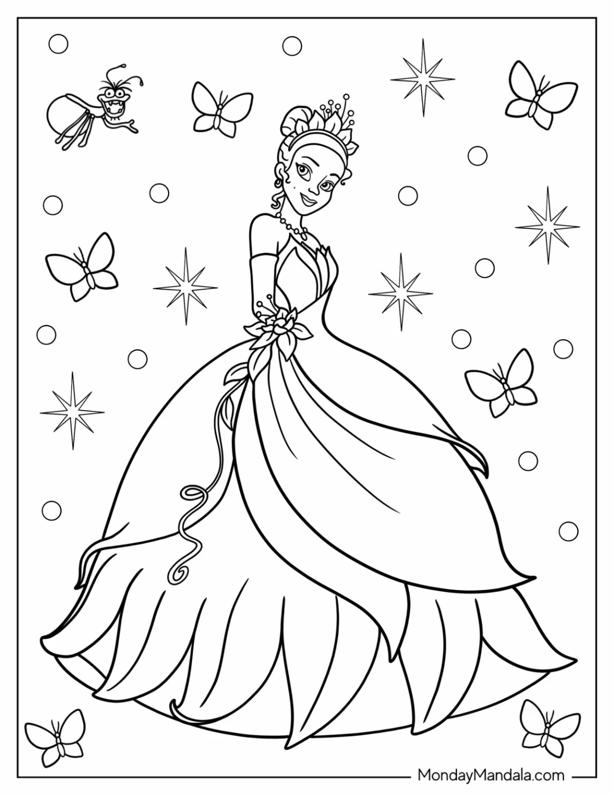 36 Disney Princess Coloring Pages Free PDF Printables