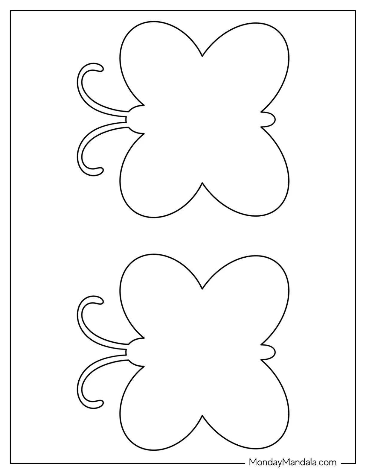 40 Butterfly Templates Free PDF Printables