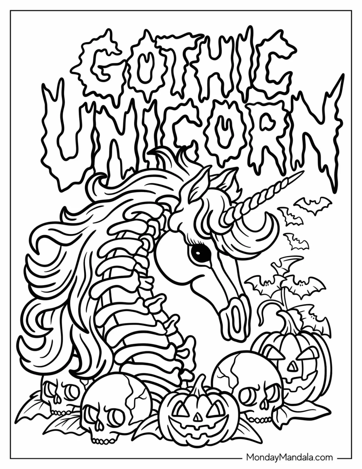 40 Halloween Coloring Pages For Adults Free Printables