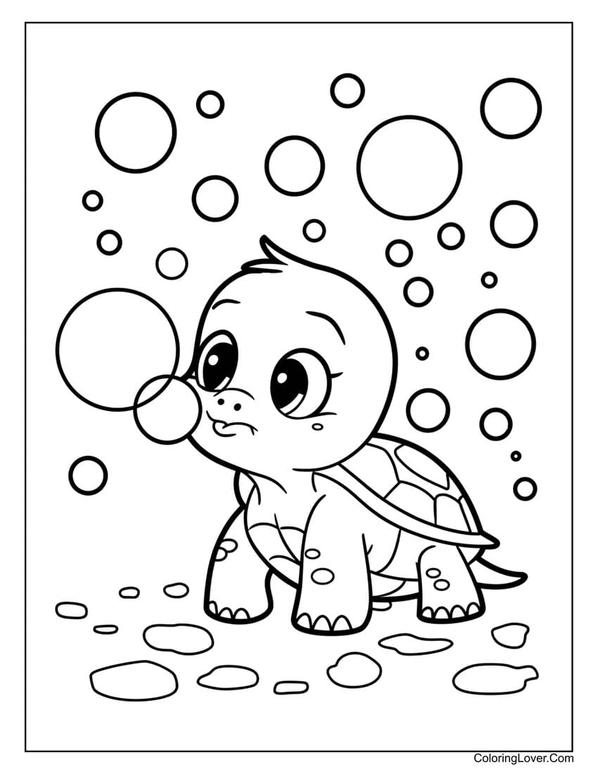 42 Turtle Coloring Pages Free Printables For All Ages