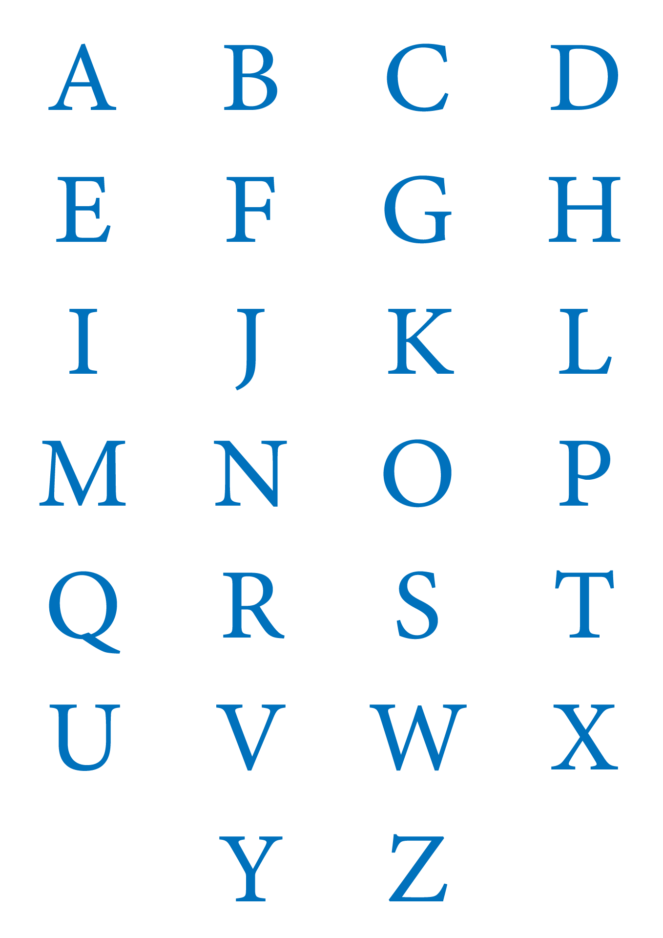 5 Inch Letters A Z 10 Free PDF Printables Printablee