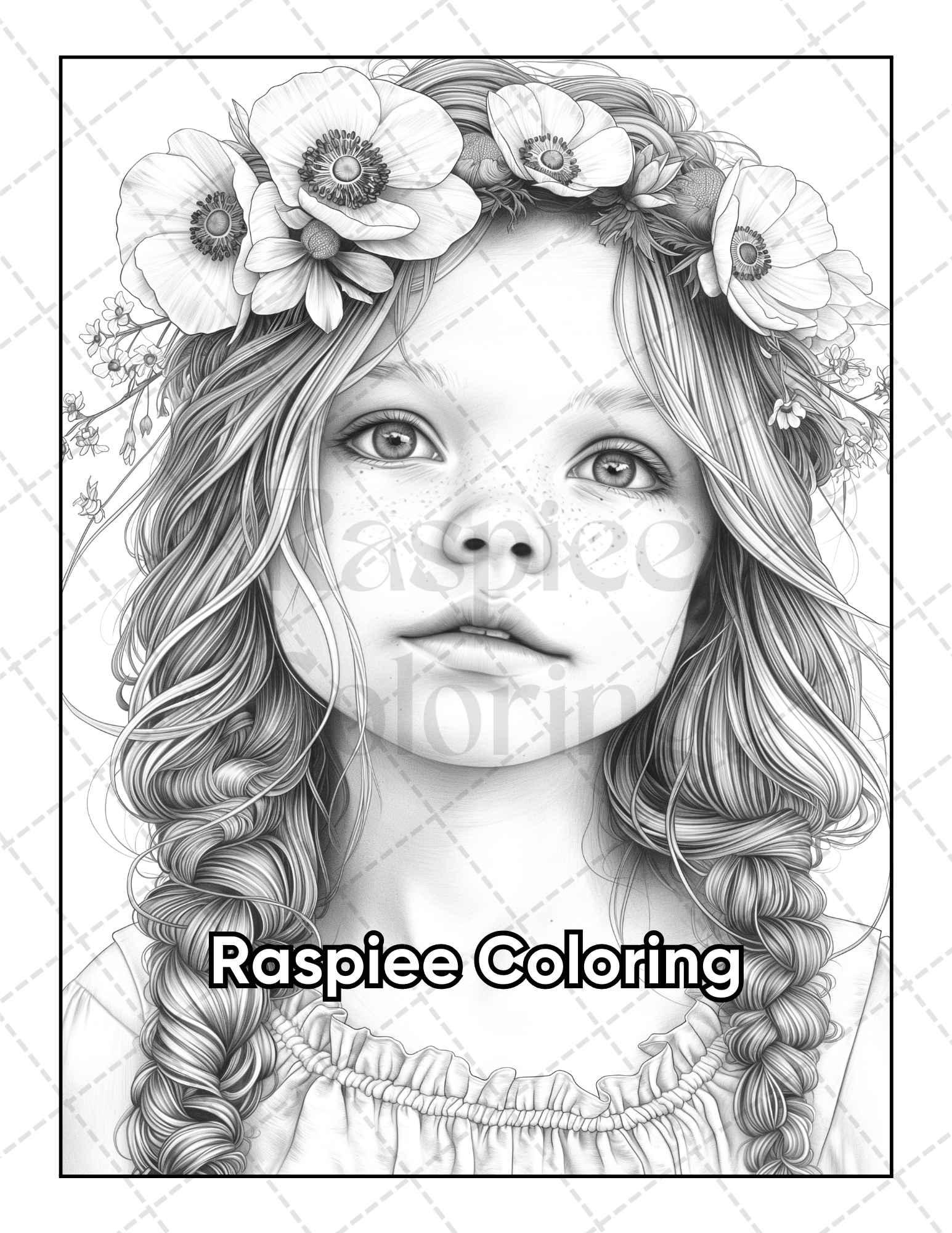 50 Adorable Flower Girls Coloring Pages For Adults Printable PDF Insta RASPIEE 50 Adorable Flower Girls Coloring Pages For Adults Printable PDF Insta RASPIEE