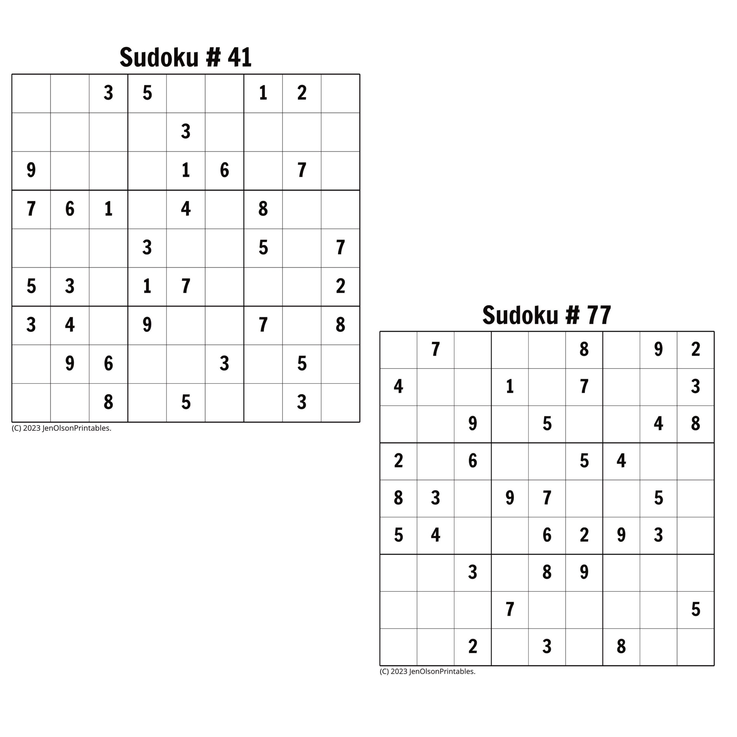 500 Easy Sudoku Etsy 500 Easy Sudoku Etsy