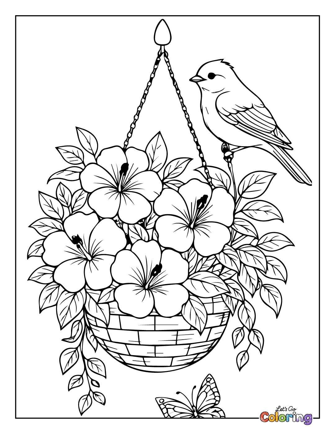 55 Flower Coloring Pages Free Printables