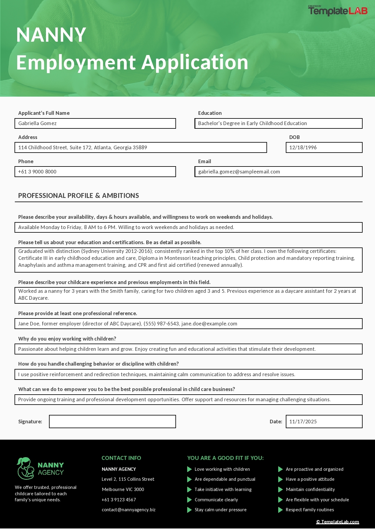 56 Free Employment Job Application Form Templates Printable TemplateLab