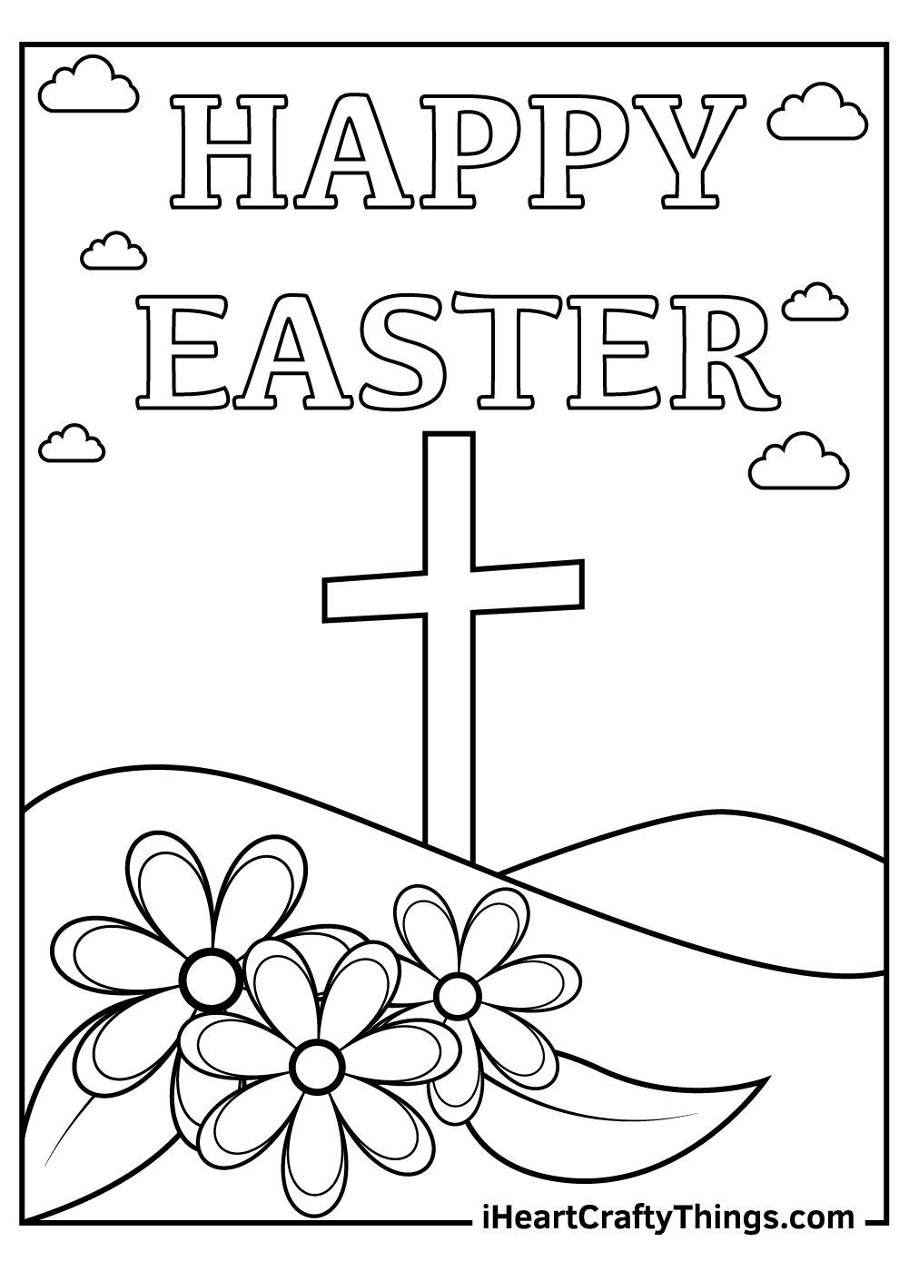 60 Free Easter Coloring Pages Easy Printable PDF Sheets 