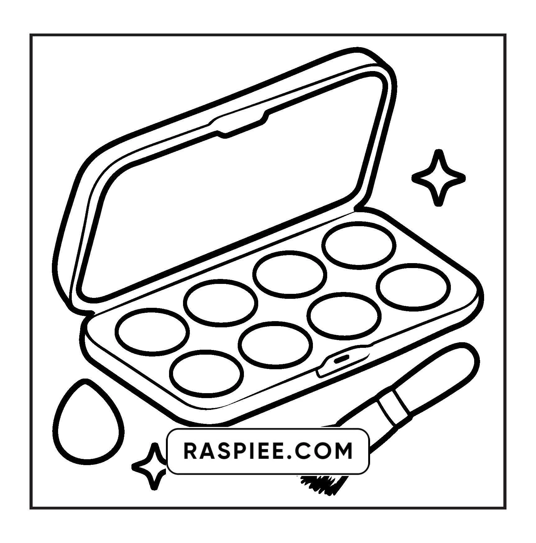 63 Bold And Easy Cosmetics Coloring Pages Printable PDF For Kids Adults RASPIEE