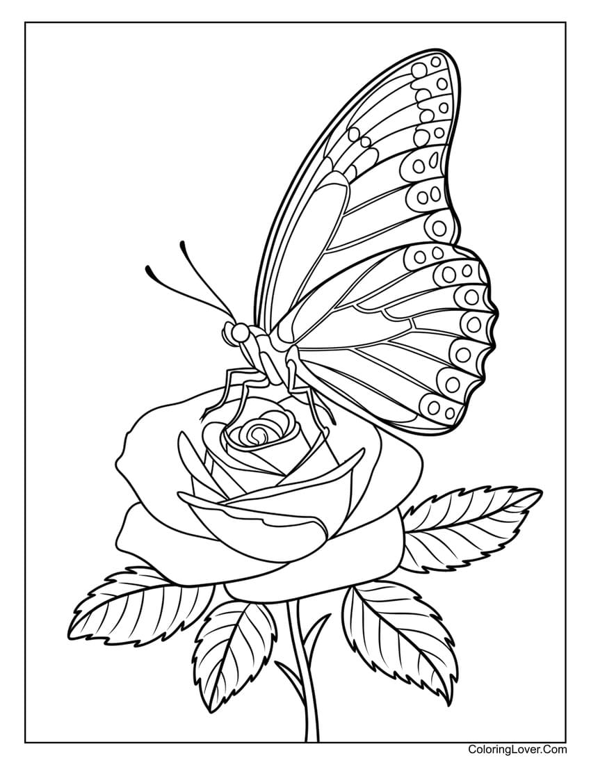 76 Flower Coloring Pages Free Printables For All Ages