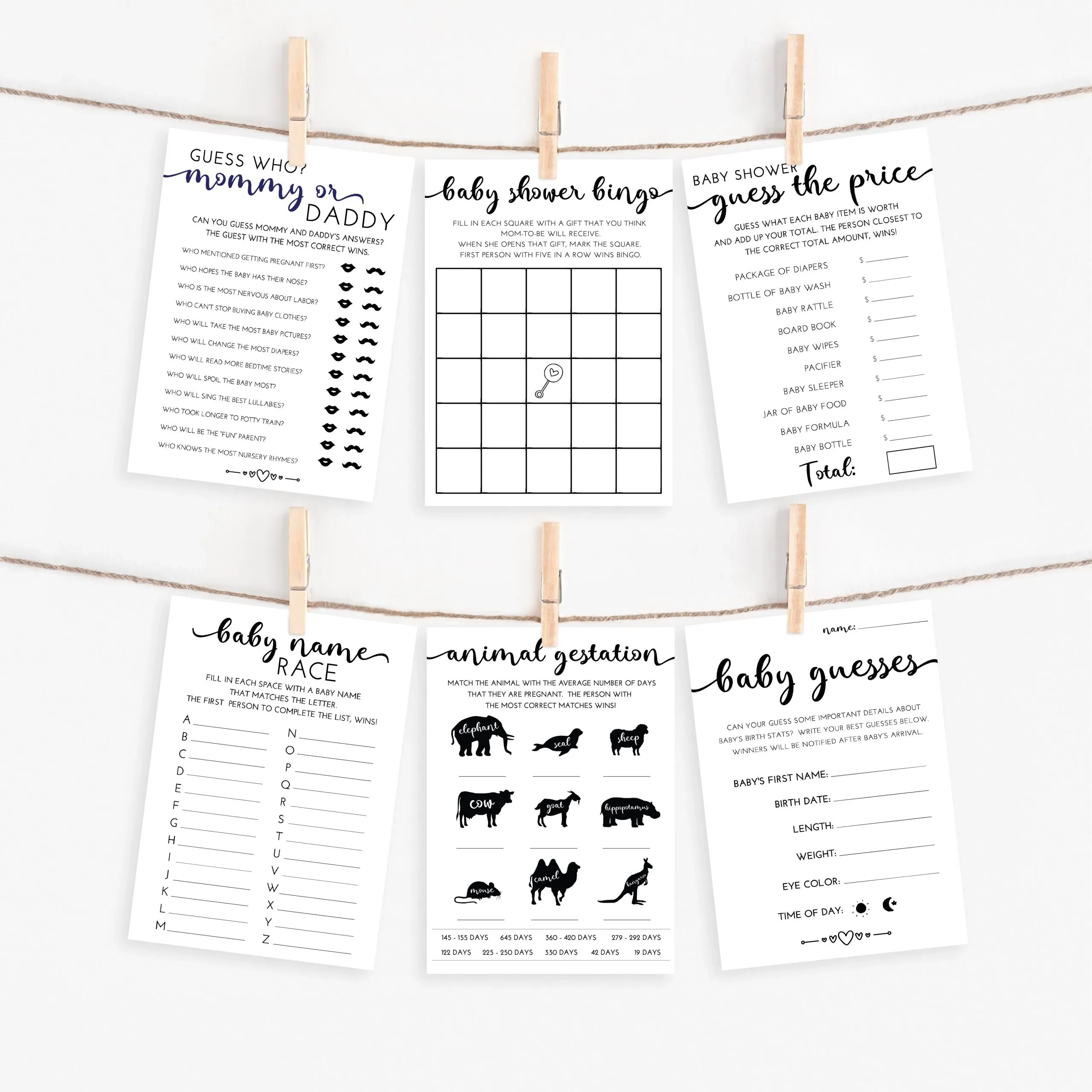 8 Free Printable Baby Shower Games Guests Will Enjoy 