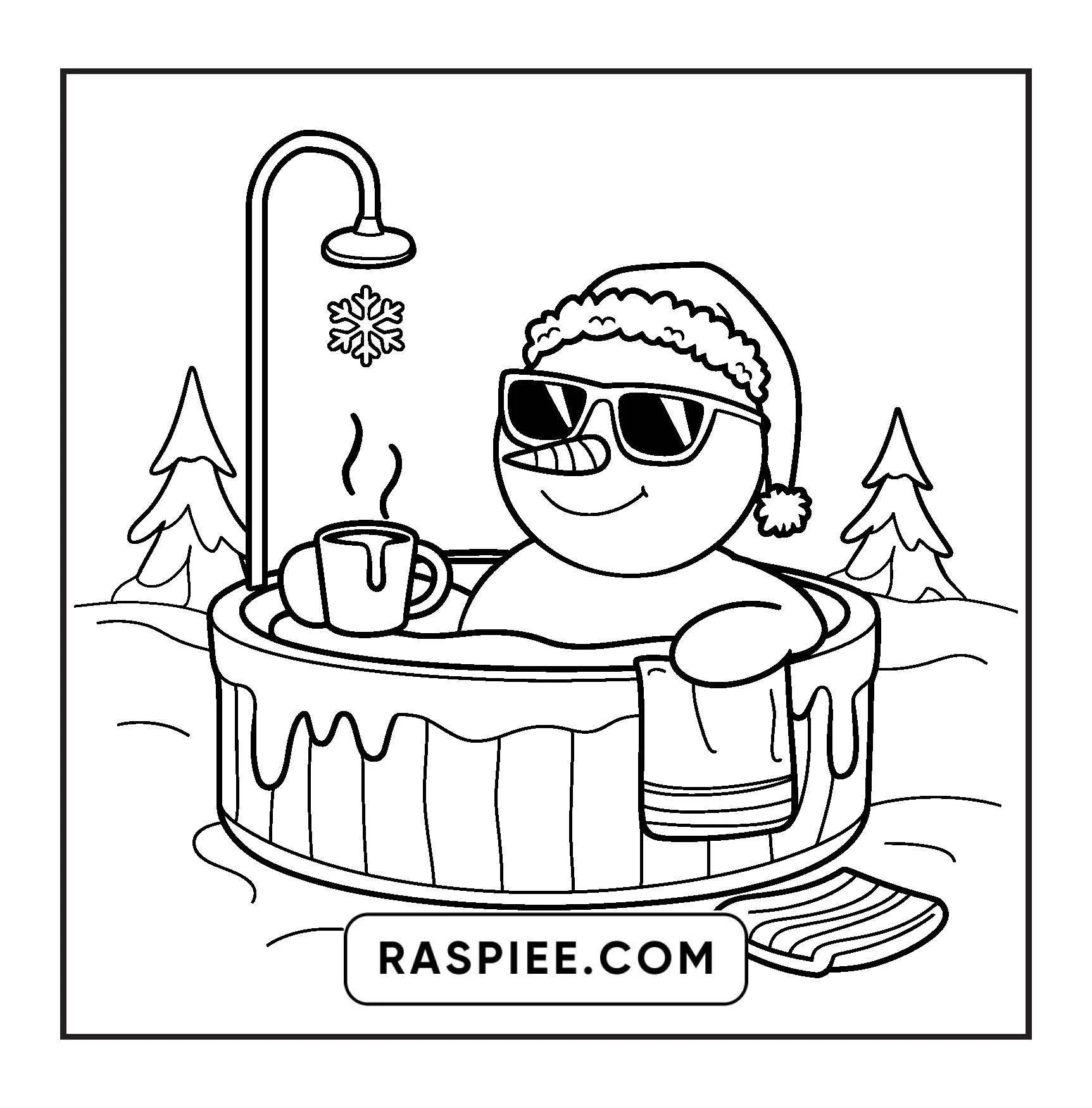 90 Bold And Easy Merry Christmas Coloring Pages For Kids Adults RASPIEE