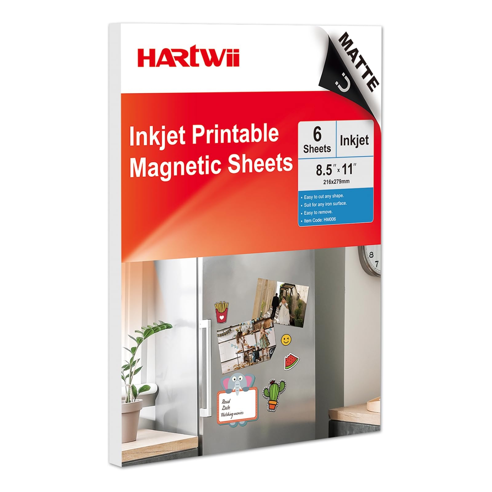 Amazon Printable Magnetic Sheets 8 5x11 Inches 6PCS 13 5mil Thick Matte Magnet Paper Sheet Non Adhesive For Inkjet Printer Make Refrigerator Photo For DIY Cricut Office Products Amazon Printable Magnetic Sheets 8 5x11 Inches 6PCS 13 5mil Thick Matte Magnet Paper Sheet Non Adhesive For Inkjet Printer Make Refrigerator Photo For DIY Cricut Office Products