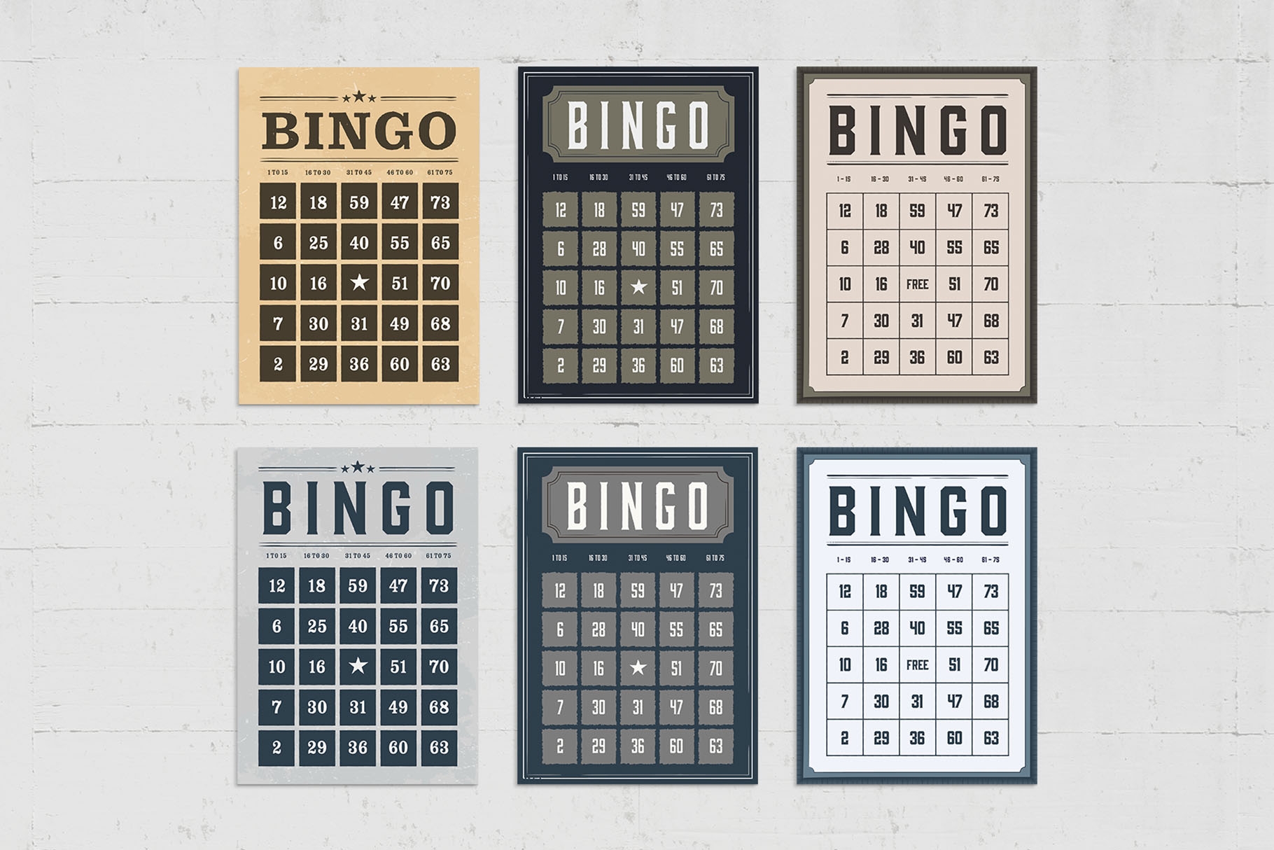 Bingo Cards Template BrandPacks