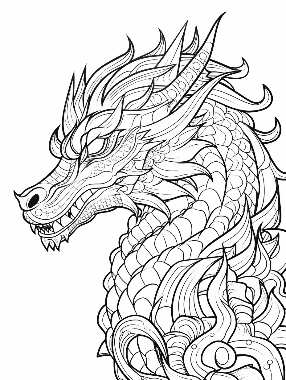 Black Dragon Free Printable Coloring Page By Coloring Collective On DeviantArt