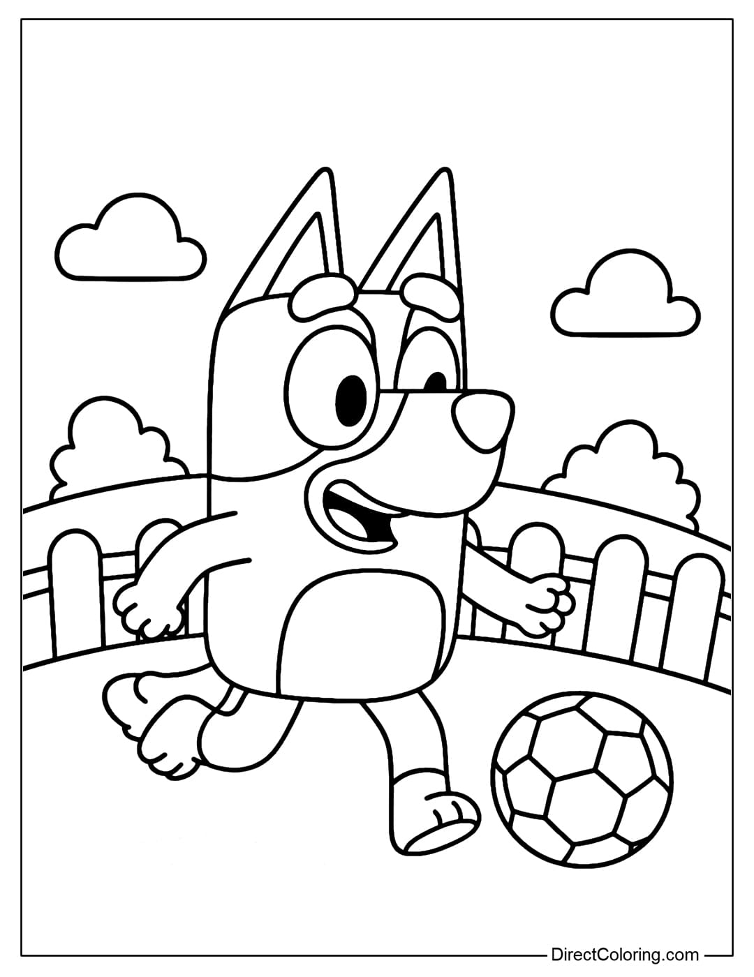 Bluey Coloring Pages Free Printable PDFs 