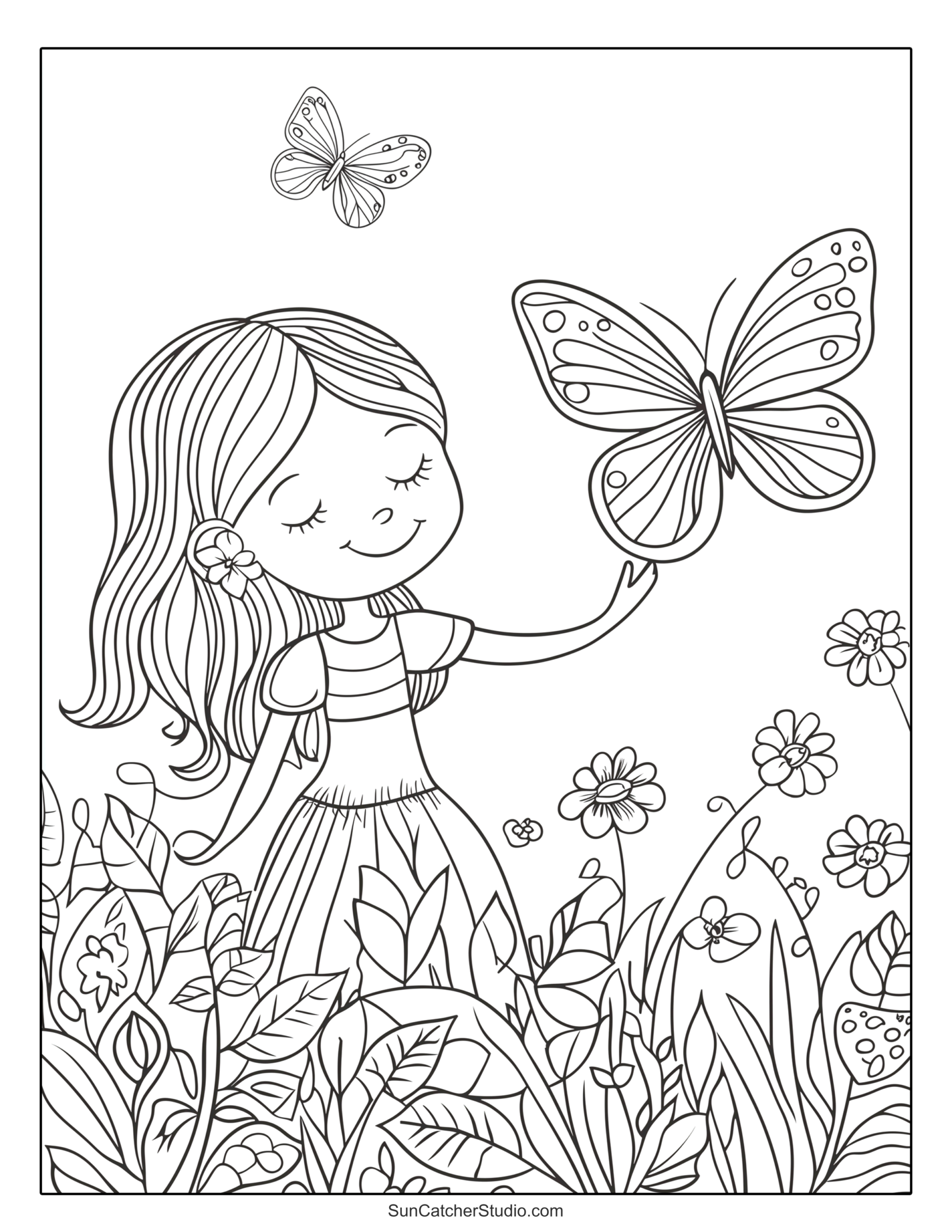 Butterfly Coloring Pages And Coloring Sheets Free Printables Lettering SVG Files Tools Apps
