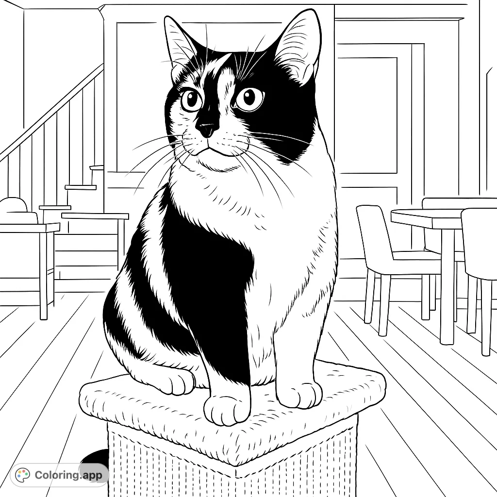 Calico Coloring Pages Coloring app