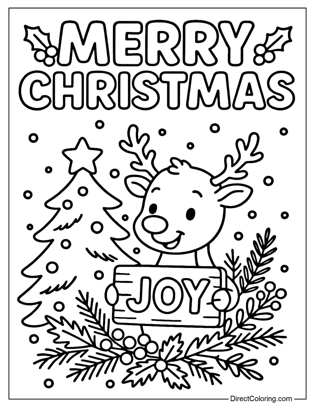 Christmas Coloring Pages Free PDF To Download And Print