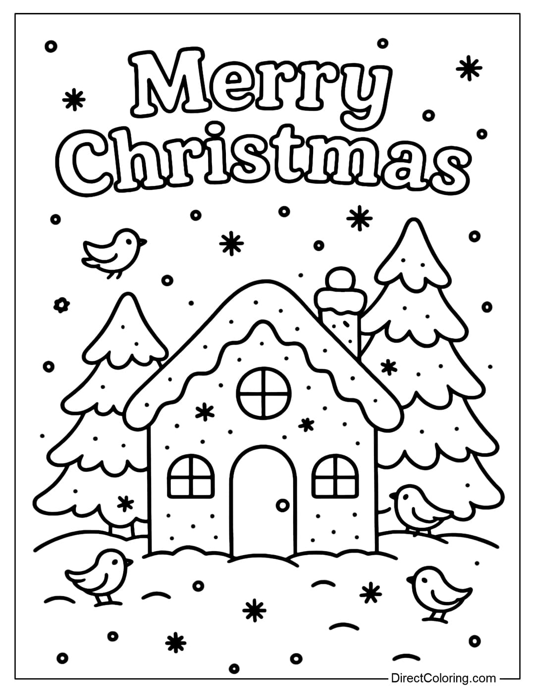 Christmas Coloring Pages Free PDF To Download And Print