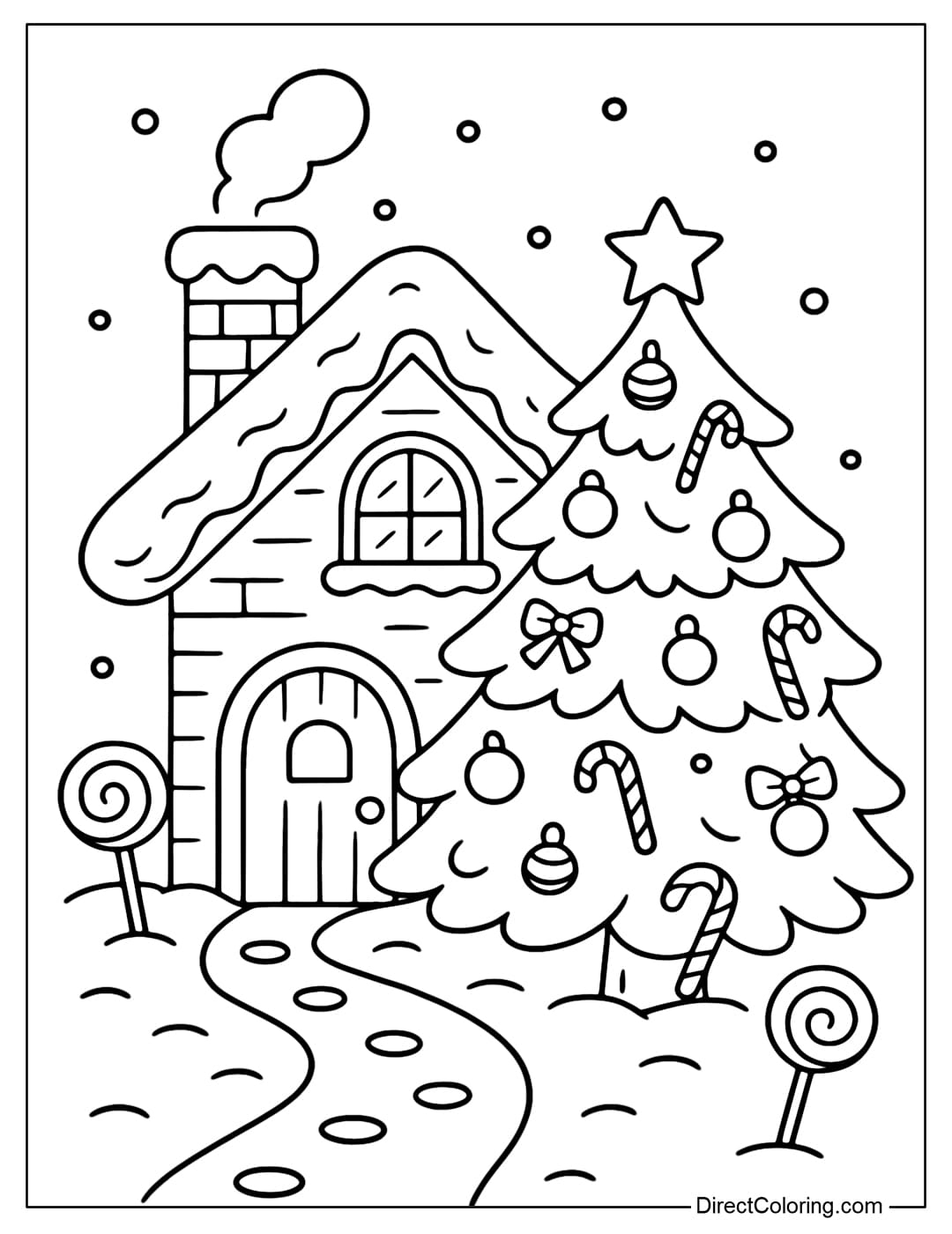 Christmas Coloring Pages Free PDF To Download And Print