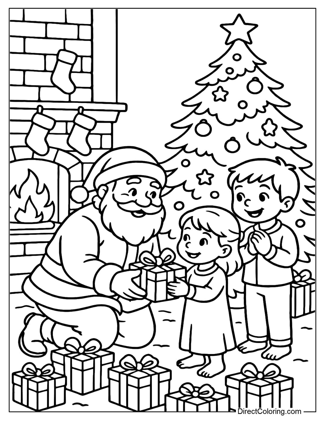 Christmas Coloring Pages Free PDF To Download And Print