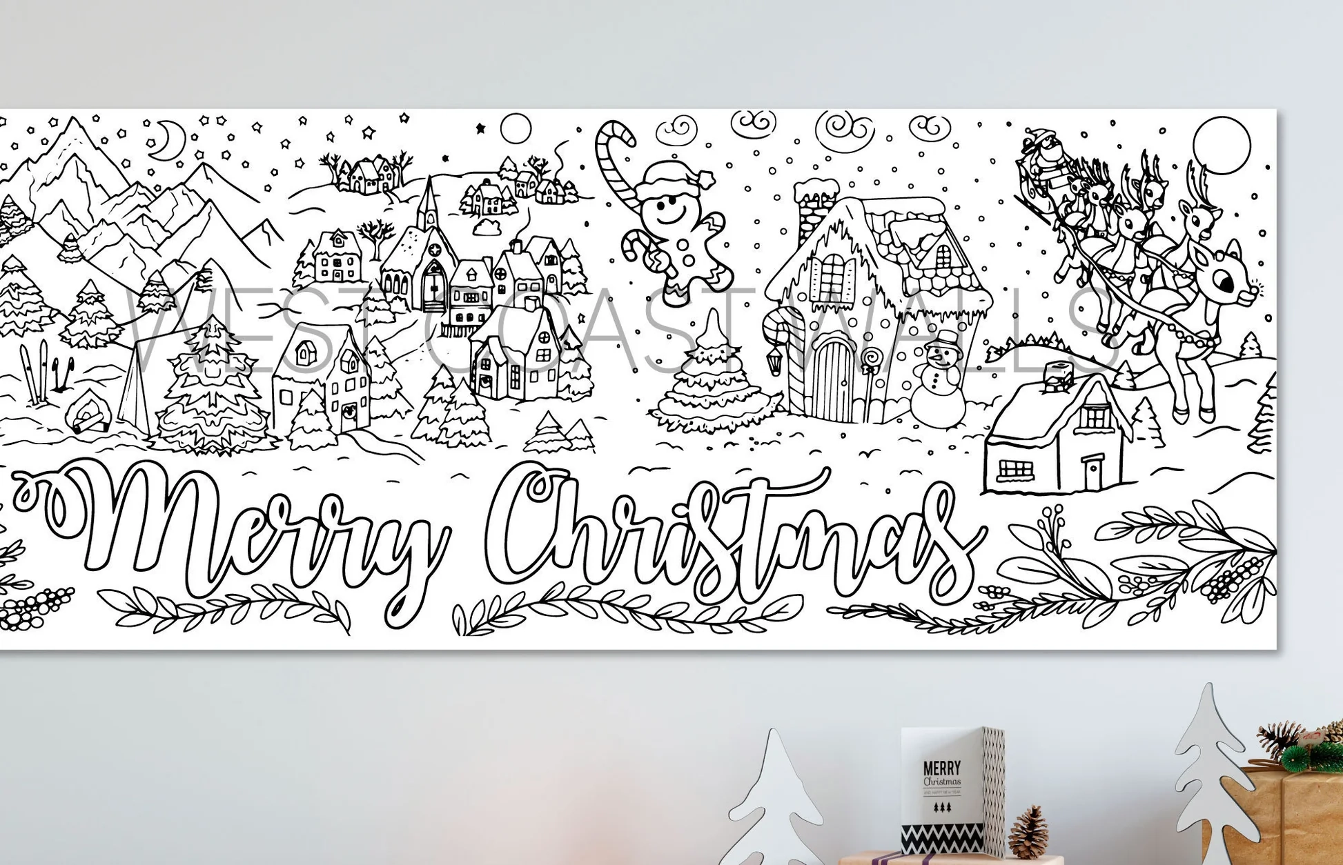 Christmas Coloring Sheet West Coast Walls Christmas Coloring Sheet West Coast Walls