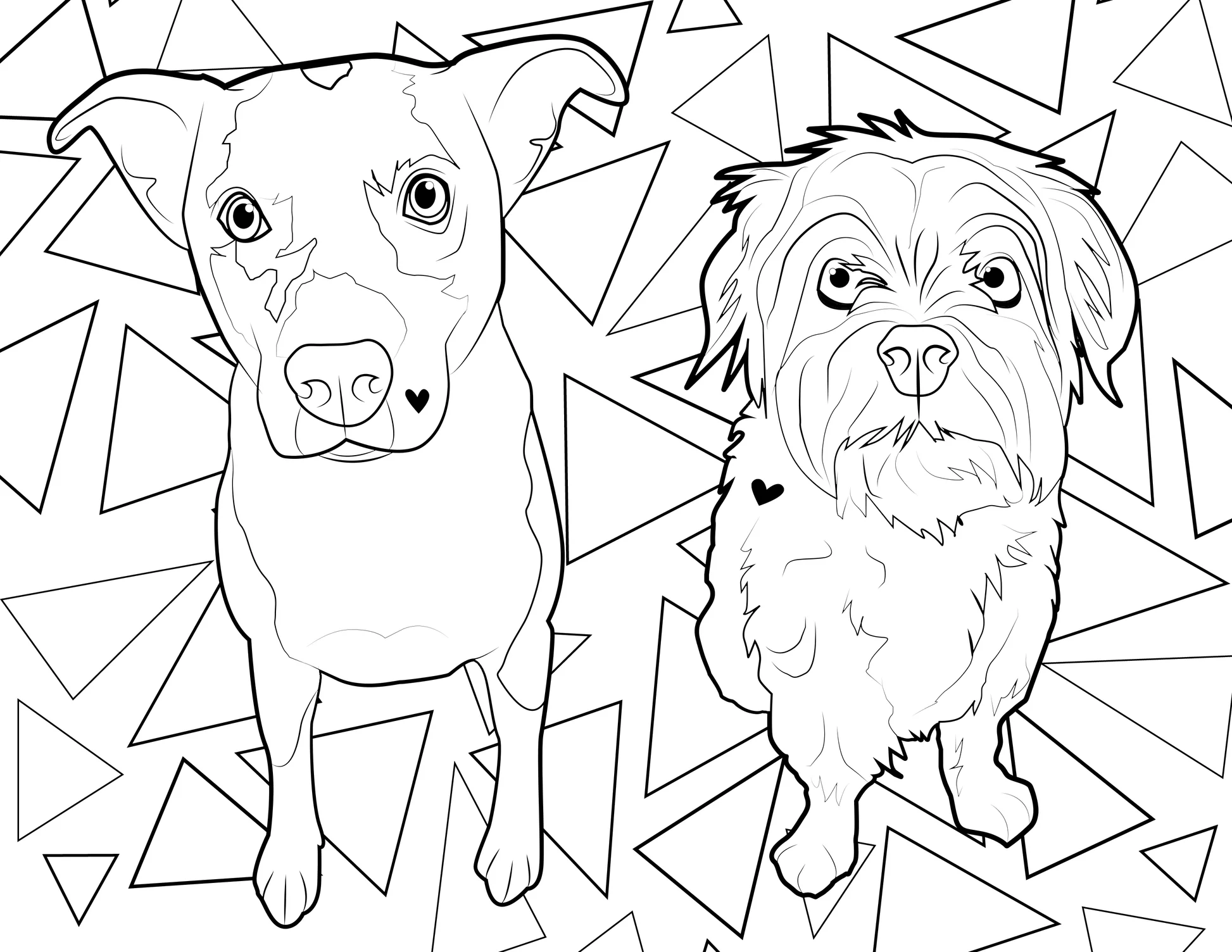 Coloring Page Of Your Pet Brittany Farina Art Coloring Page Of Your Pet Brittany Farina Art