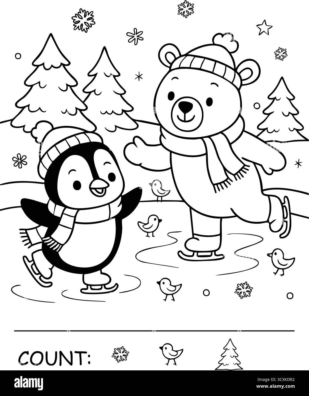 Coloring Pages Christmas Hi res Stock Photography And Images Alamy