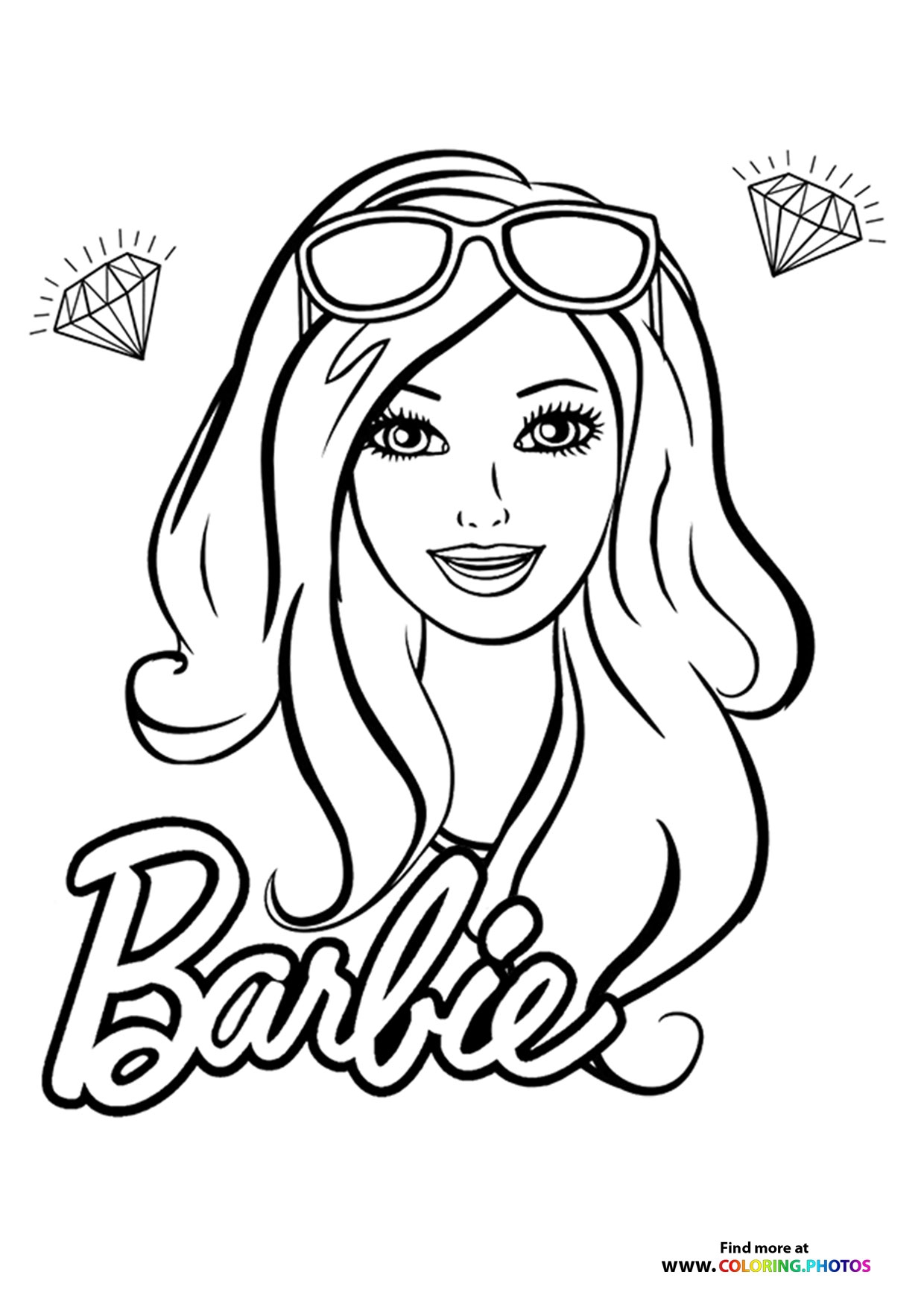 Colouring Pages Barbie Drawing Barbie Barbie Drawing Printable Barbie Drawing Colored Barbie Coloring