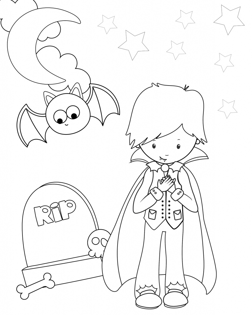 Cute Free Printable Halloween Coloring Pages Crazy Little Projects