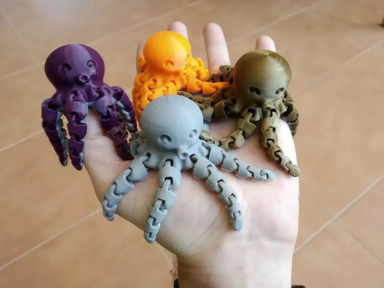 Cute Mini Octopus By McGybeer Download Free STL Model Printables