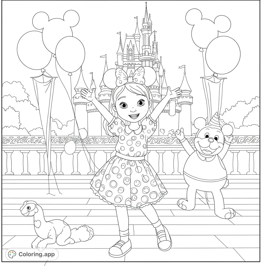 Disney Inspired Coloring Pages Coloring app