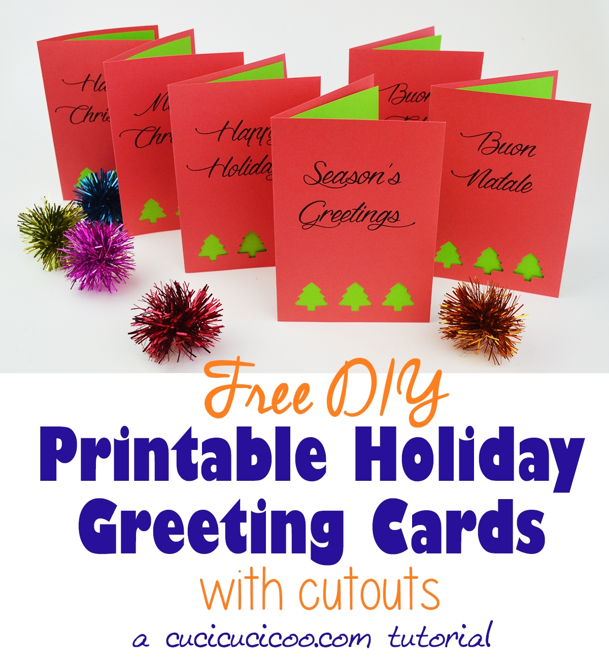 DIY Greetings Free Printable Holiday Cards With Cutouts Cucicucicoo DIY Greetings Free Printable Holiday Cards With Cutouts Cucicucicoo