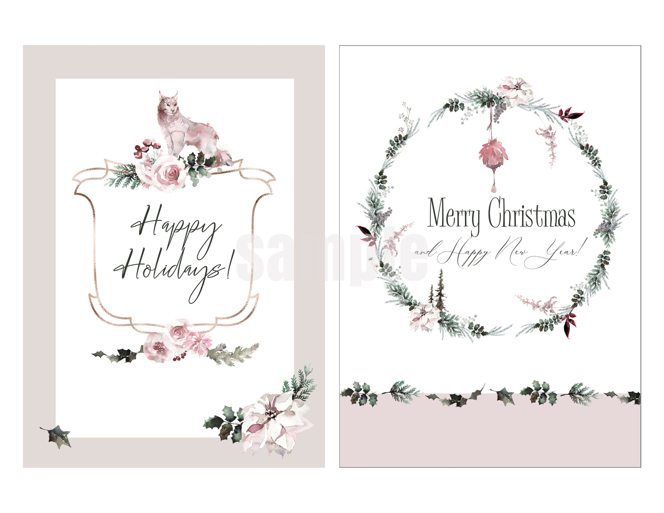 DIY Holiday Greetings Free Printable Christmas Cards DIY Holiday Greetings Free Printable Christmas Cards