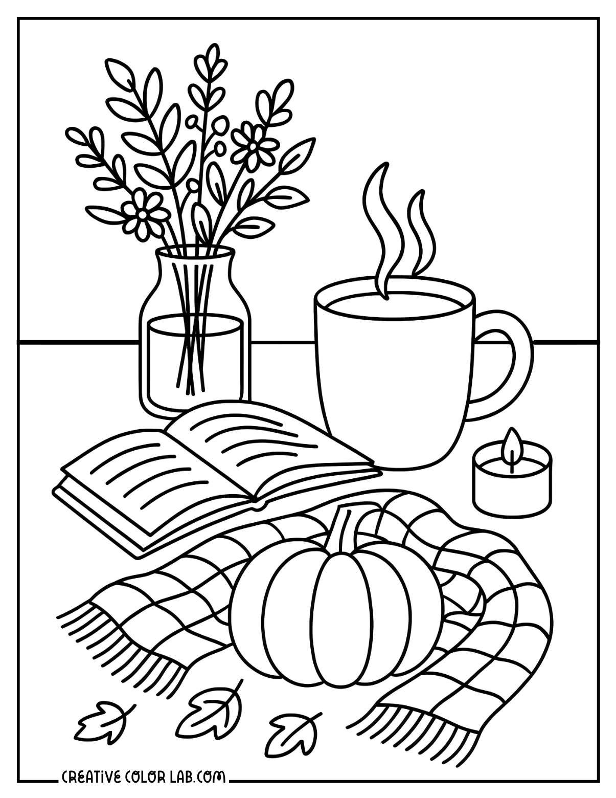Fall Coloring Pages To Download And Print