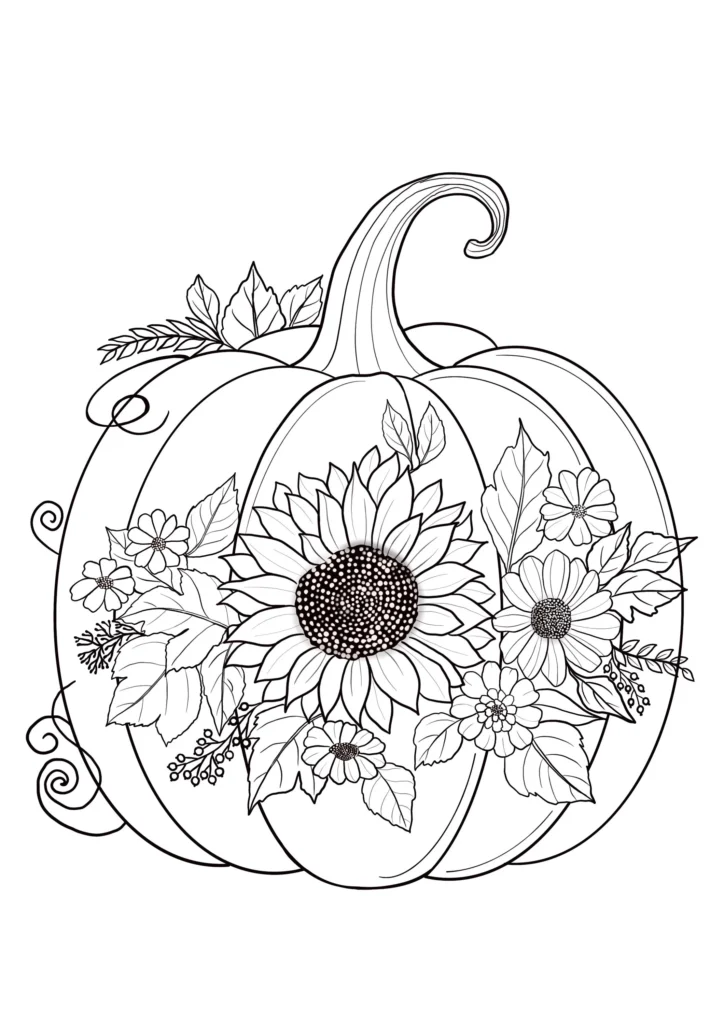 Fall Coloring Pages Printable - Printable We Love Printables