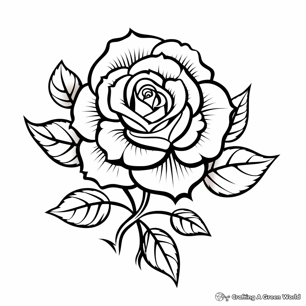 Flower Coloring Pages Free Printable 