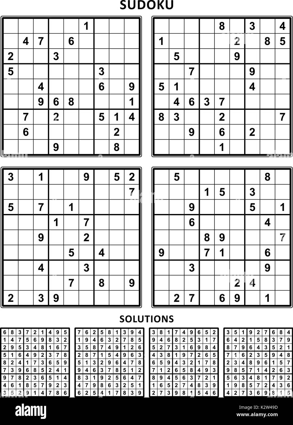 Four Sudoku Puzzles Of Comfortable easy Yet Not Very Easy Level Worksheets Library Four Sudoku Puzzles Of Comfortable easy Yet Not Very Easy Level Worksheets Library