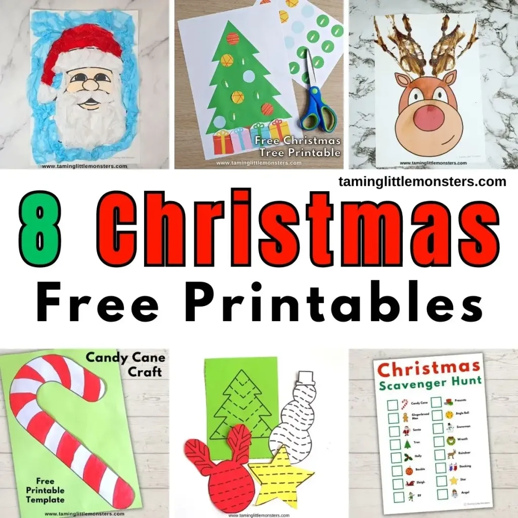Free 22 Free Christmas Printables For Kids For Kids Taming Little Monsters