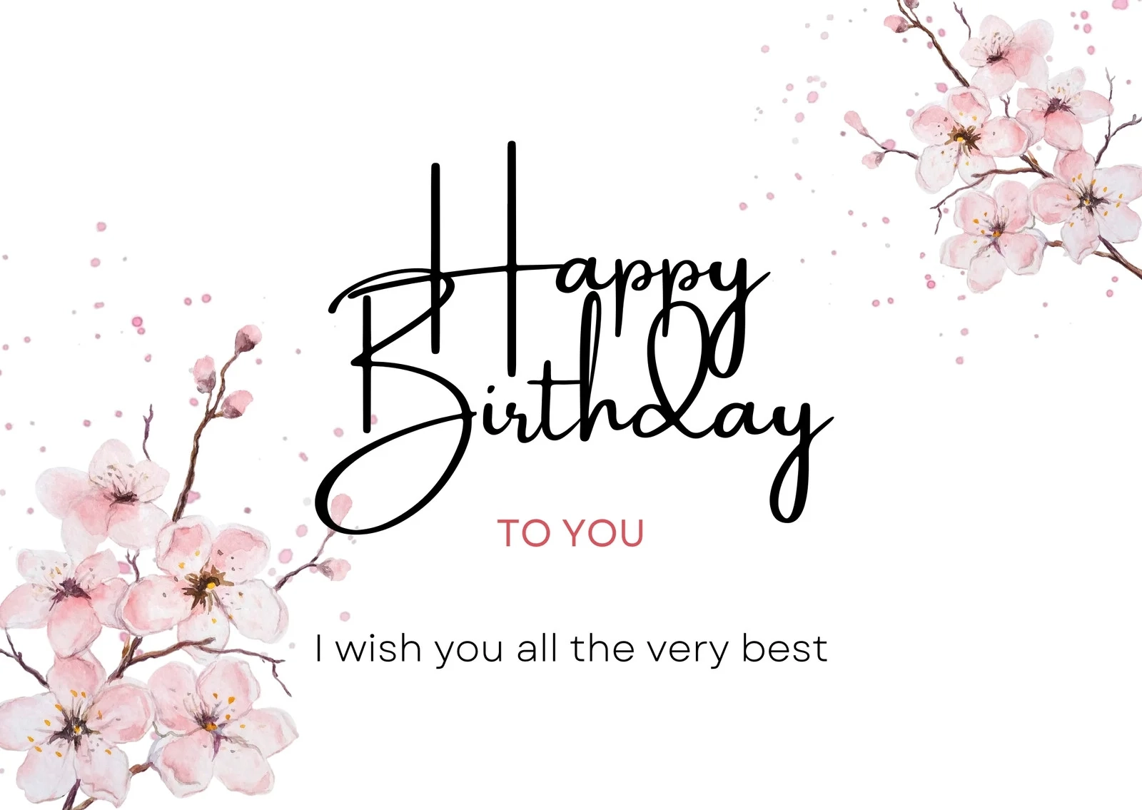 Free Custom Printable Birthday Card Templates Canva