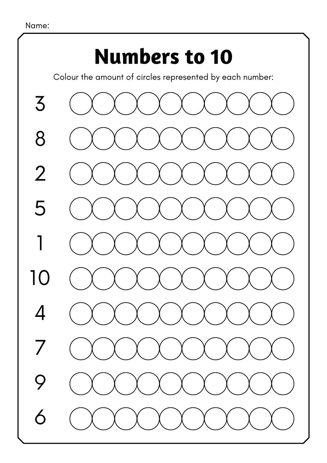 Free Custom Printable Preschool Worksheet Templates Worksheets Library